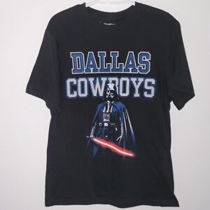 Dallas Cowboys Darth Vader Collaboration Short Sleeve T-Shirt Men's Size Small